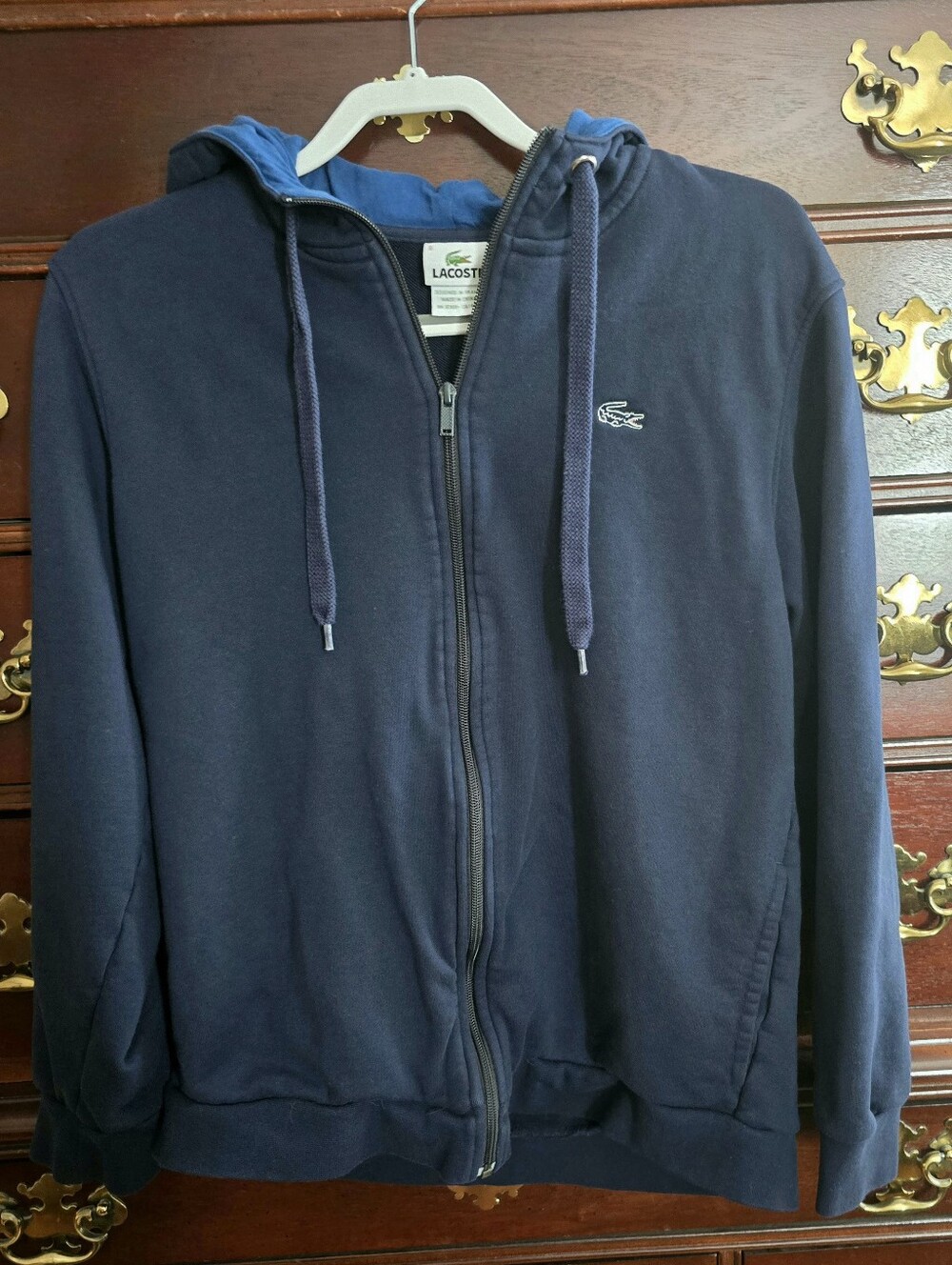 Men's Lacoste Full Zip Hoodie